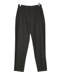 Karen Millen Black Petite Fit Compact Stretch Tailored Straight Leg Trouser UK 6