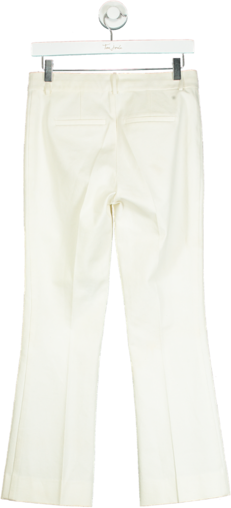 Derek Lam 10 Crosby White Flared Trousers UK 4