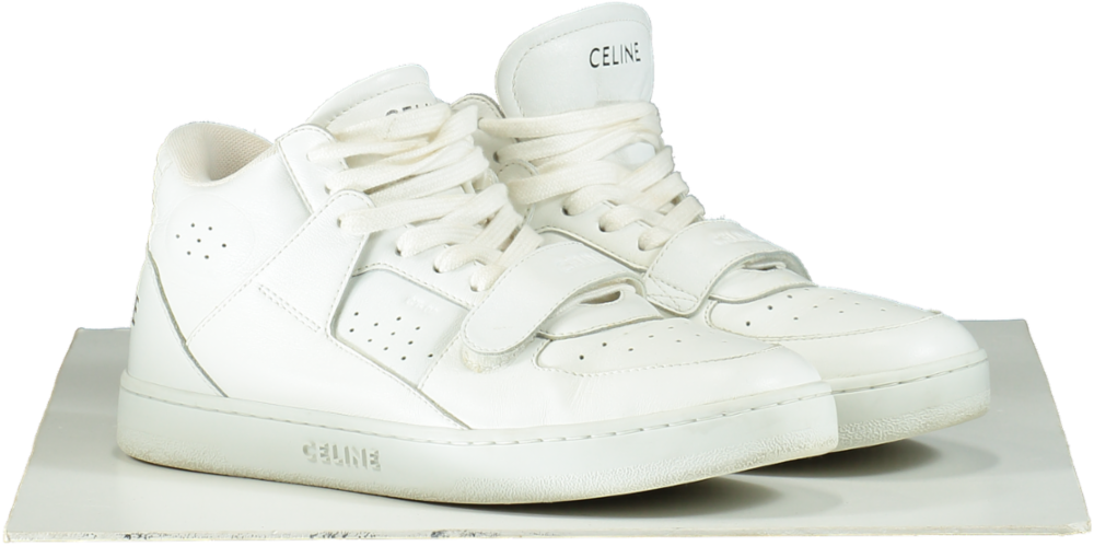 Celine White High-Top Trainers UK 5 EU 38