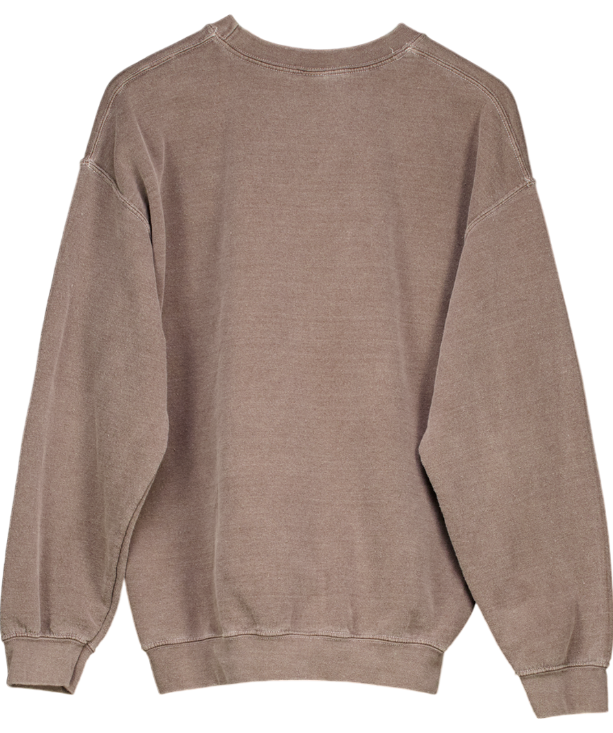 IETS FRANS Brown Logo Sweatshirt UK S