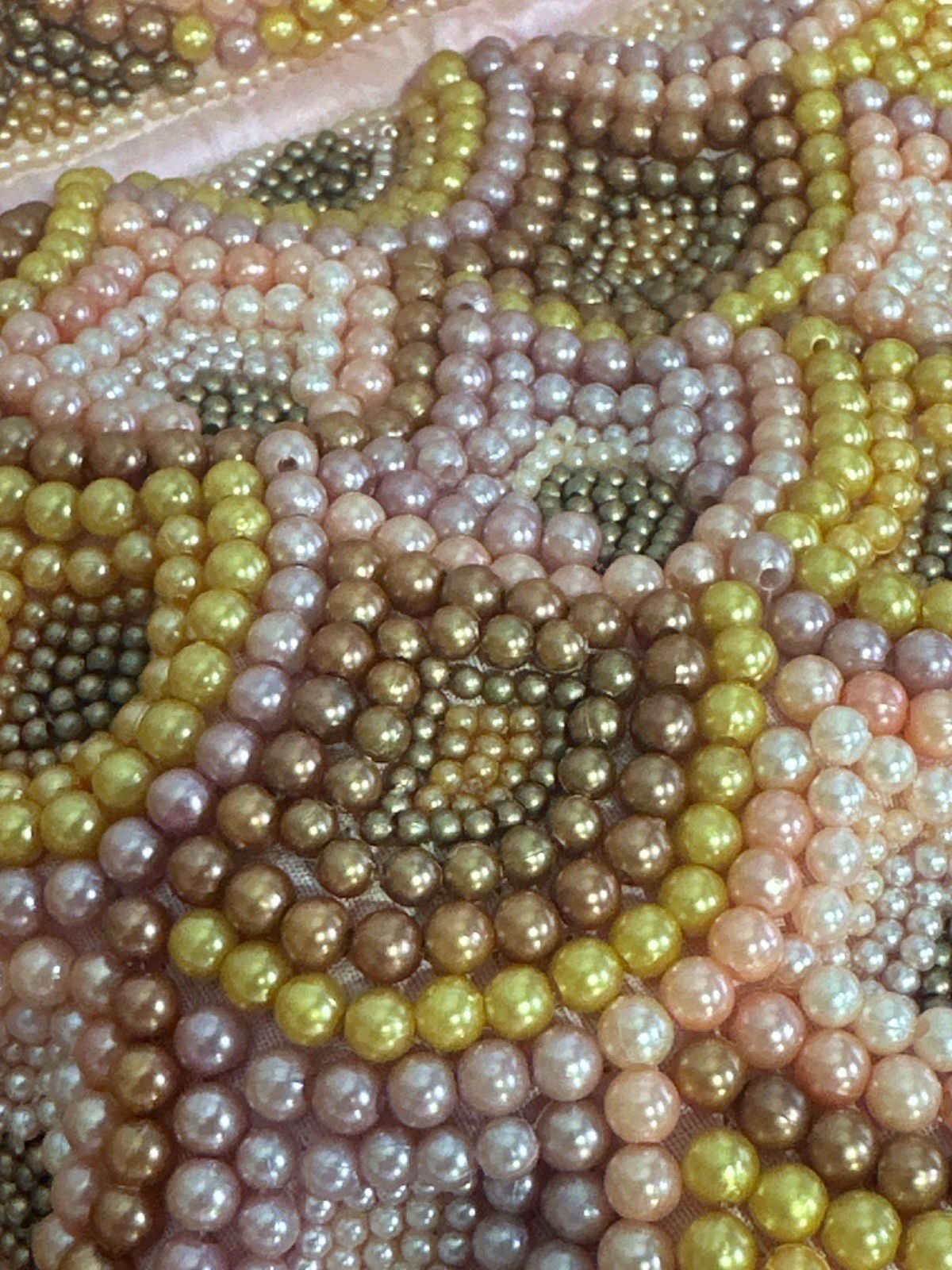 From St Xavier Multi Scalloped Drawstring Bag