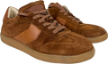 ME+EM Brown Retro Trainer Lwg-certified Italian Suede Leather UK 4 EU 37 👠