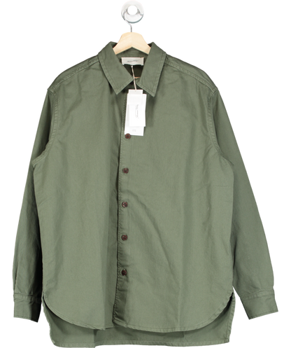 American Vintage Green Long Sleeve Cotton Shirt UK M/L