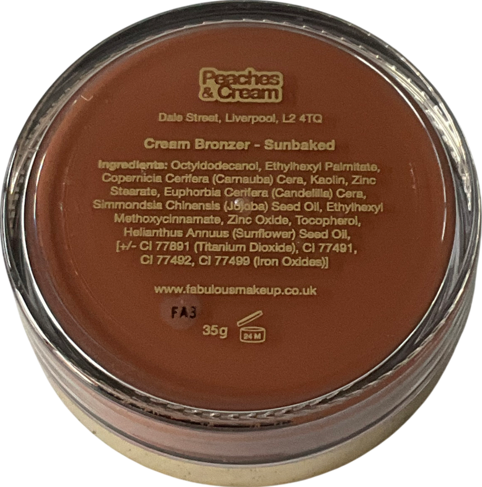 peaches and cream Cream Bronzer Sunbaked 35g