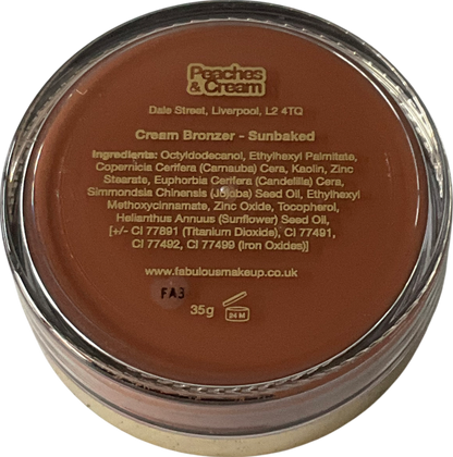 peaches and cream Cream Bronzer Sunbaked 35g