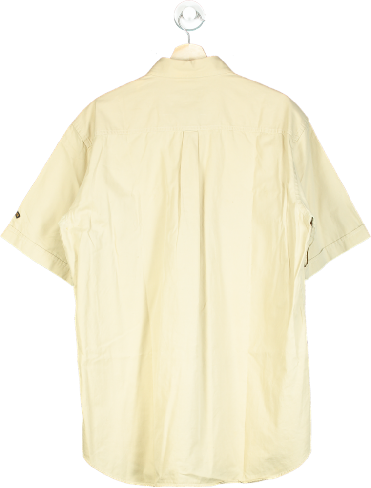 Paul & Shark Beige Short Sleeve Shirt UK XL