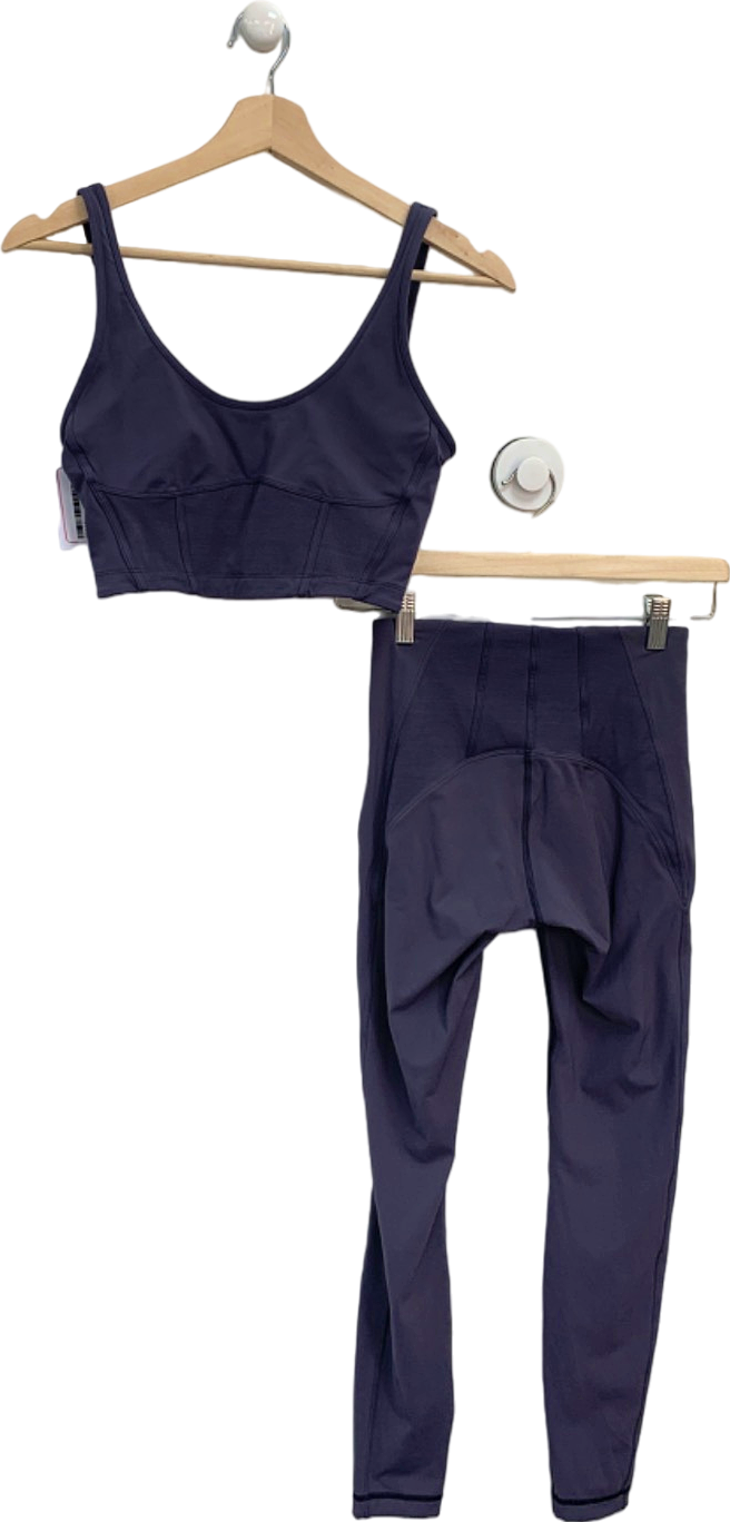 Lululemon Purple 2-piece Activewear Set UK S