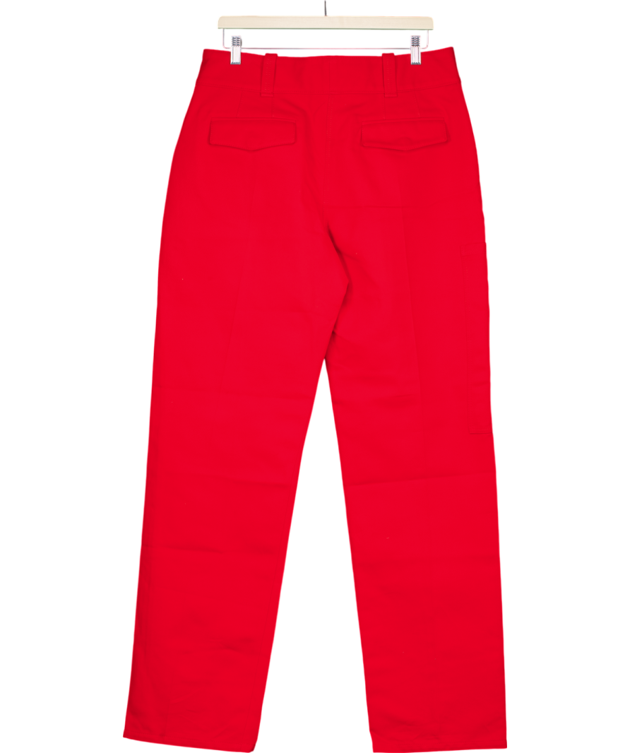 Burberry Red Straight Leg Jeans UK 14