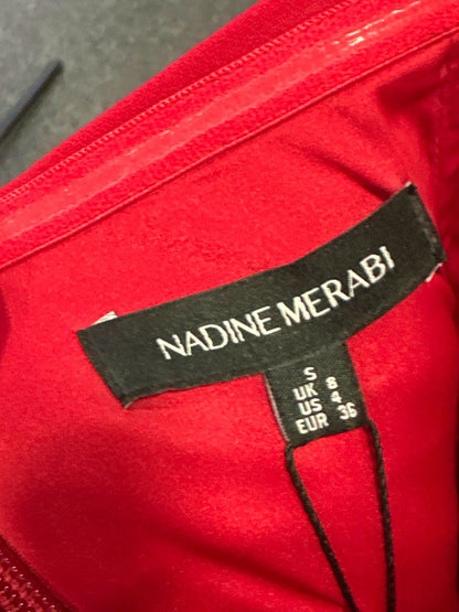 Nadine Merabi Red Jumpsuit UK 8