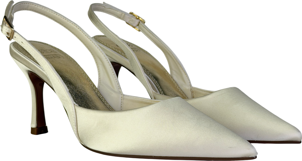 ASOS Cream Samber Slingback Stiletto Heels UK 5 EU 38 👠