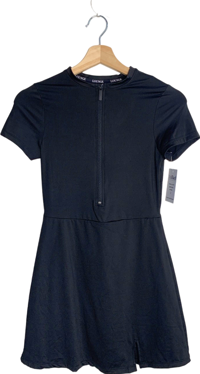 Lounge Apparel Black Short Sleeve Mini Dress UK S
