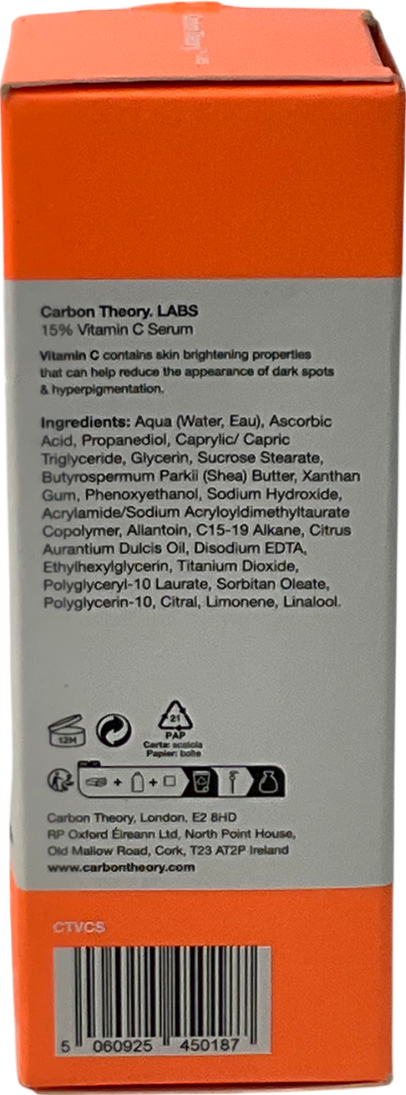 carbon theory Pow Serum - 15% Vitamin C Serum 30ml