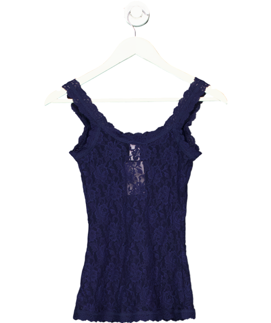 Hanky Panky Blue Signature Lace Classic Camisole UK S