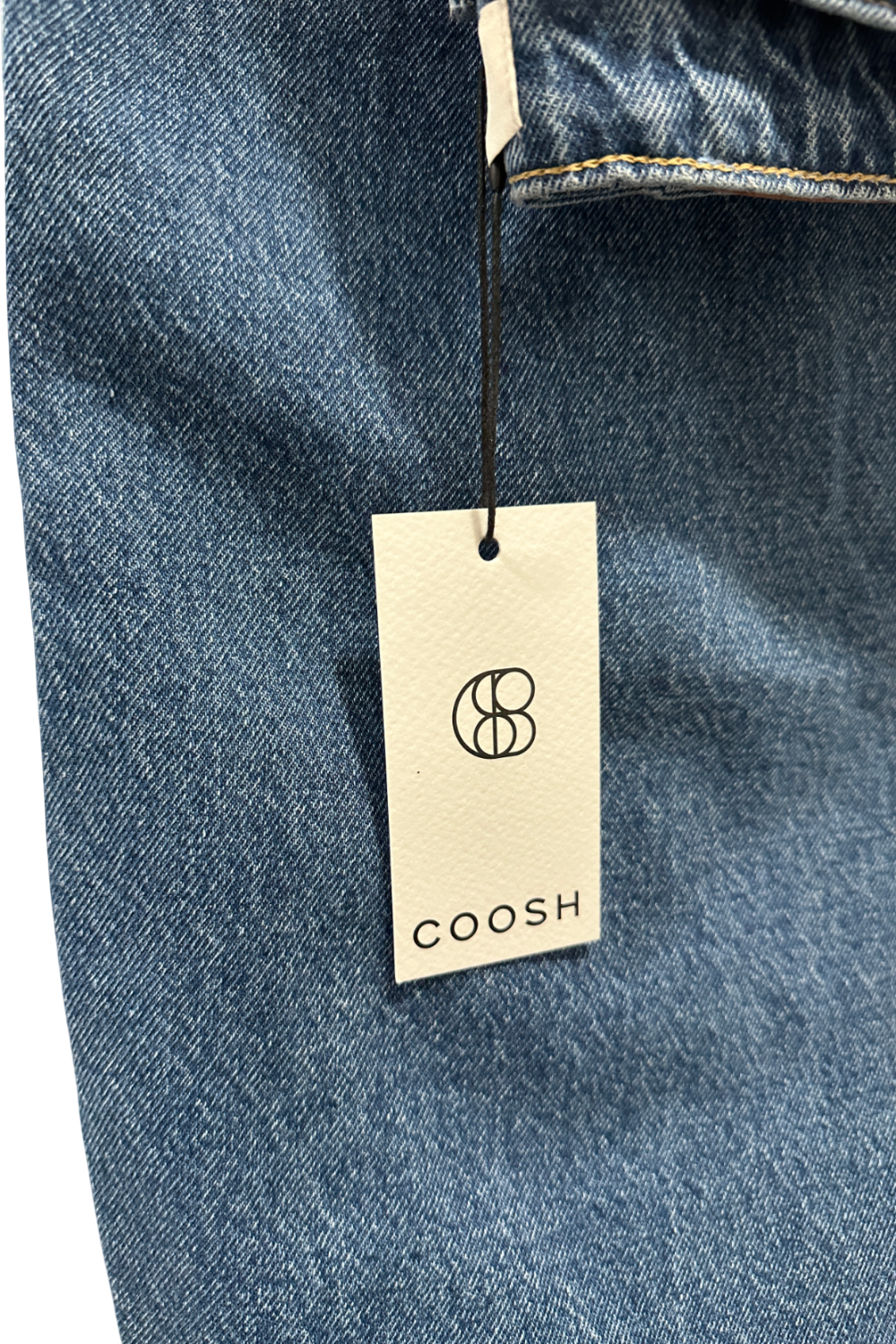 COOSH Blue High-waist Baggy Jeans UK S