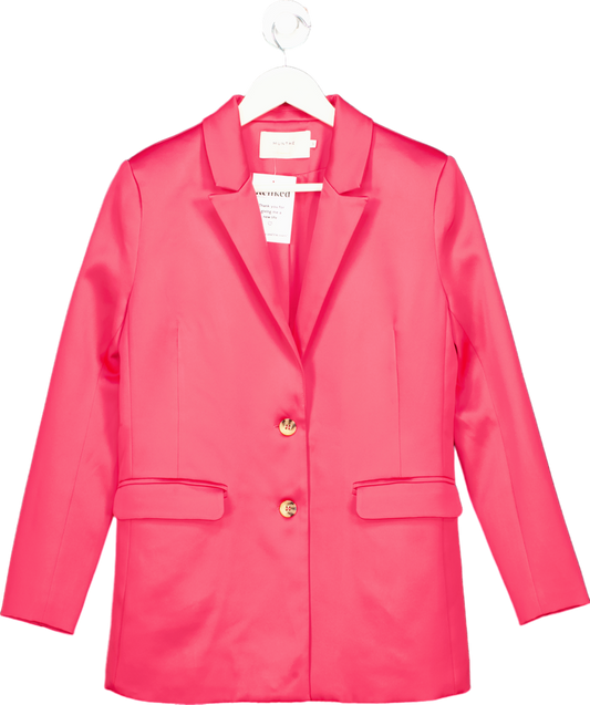 MUNTHE  Pink Satin Blazer UK 8