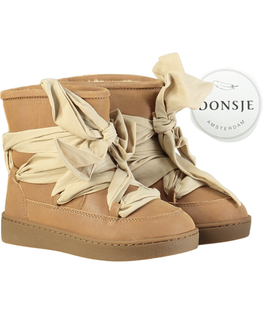 Brown Donsje Girls Ganza Boots UK 11.5 EU 30 👼