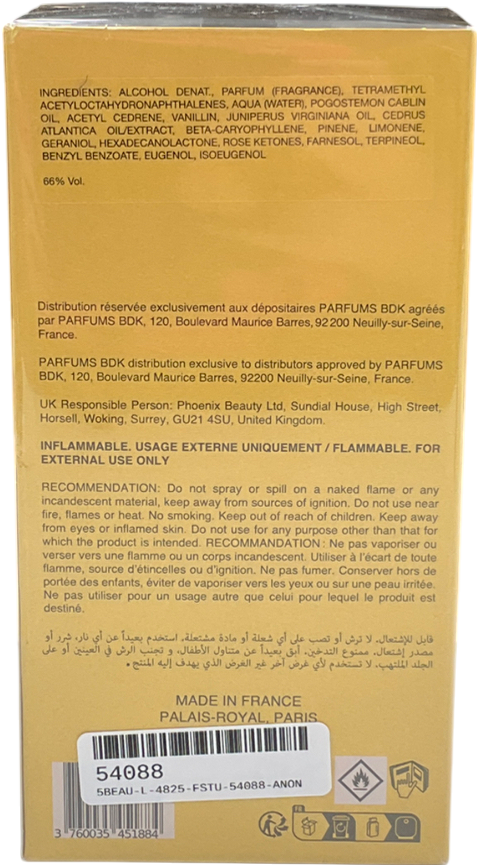 BDK Parfums Nectar Oud Extrait De Parfum 100ml