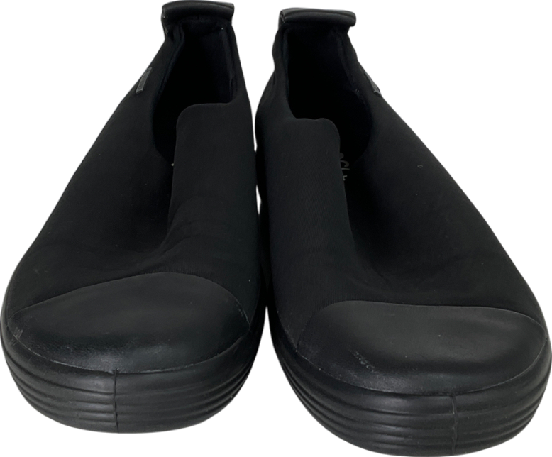 ecco Black Soft 7 Textile Women's Slip-on Shoes UK 5.5 EU 38.5 👠