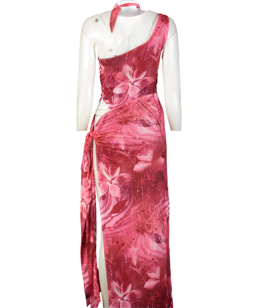outcast Pink Meli Maxi Dress Haylah UK S