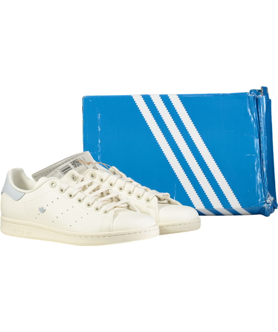adidas White Off-white/ Pale Blue Stan Smith Trainers UK 6.5 👠