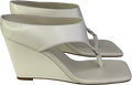 REBE Cream Leather Yvie Wedge Heel Sandal UK 5 EU 38 👠