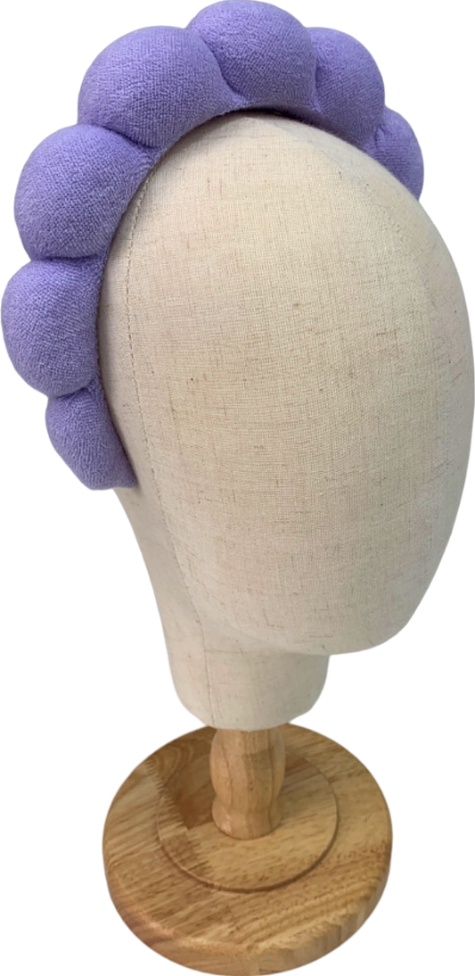 Handmade Lilac Puffy Headband One Size