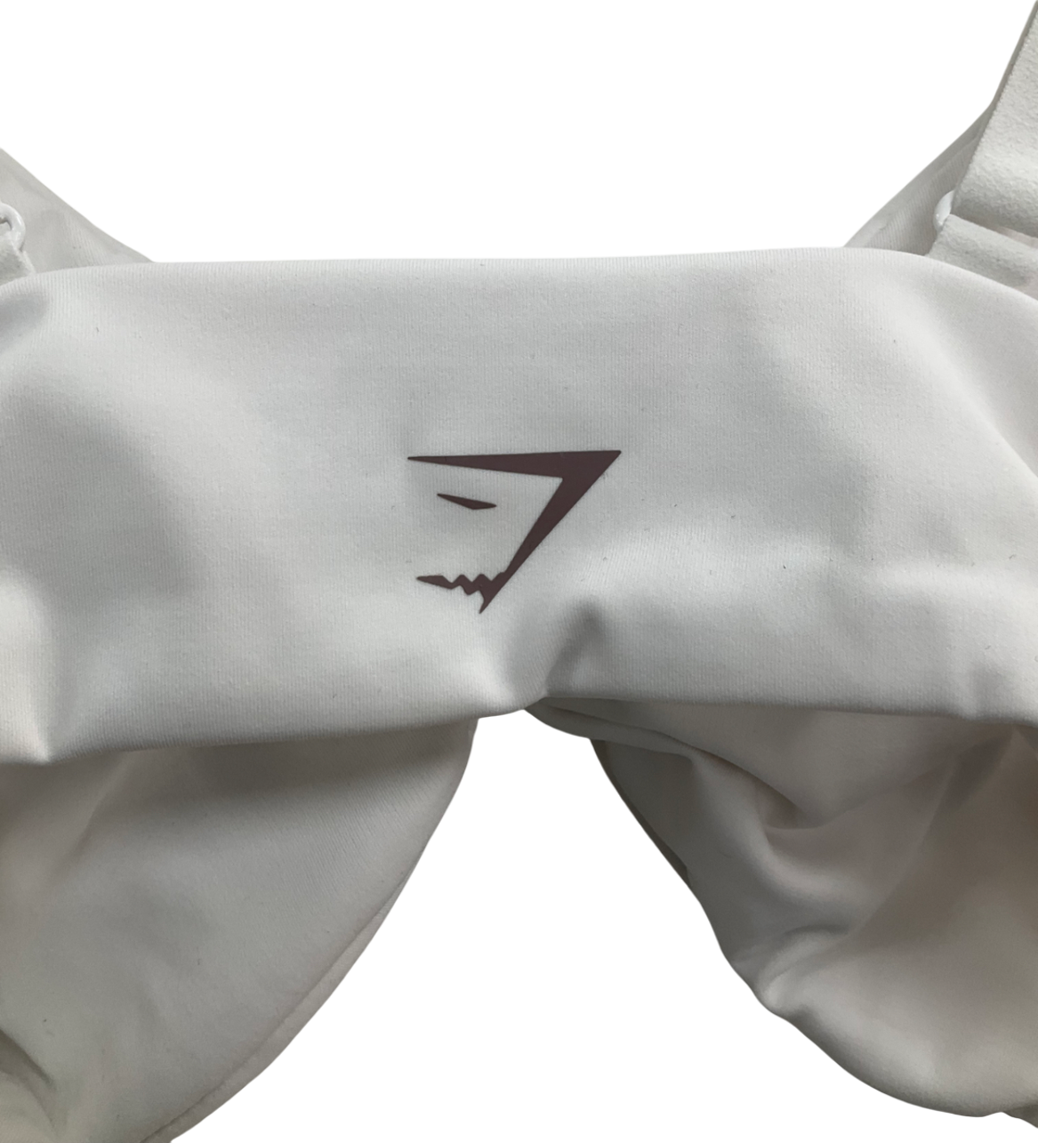 gymshark White Twist Front Bralette UK S