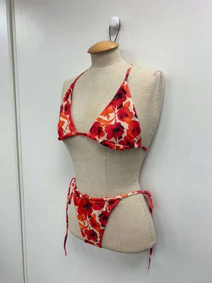 SLA Red Floral Bikini UK XXS/XS