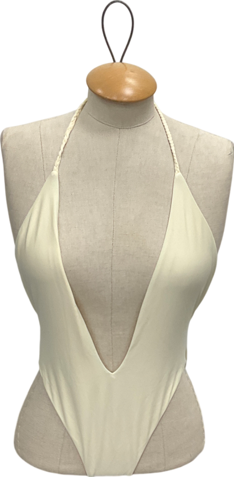 Mars the Label Cream The Fishtail Swimsuit UK 8