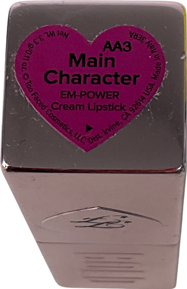 Too Faced Lady Bold Em-power Pigment Lipstick Main Character 3.3