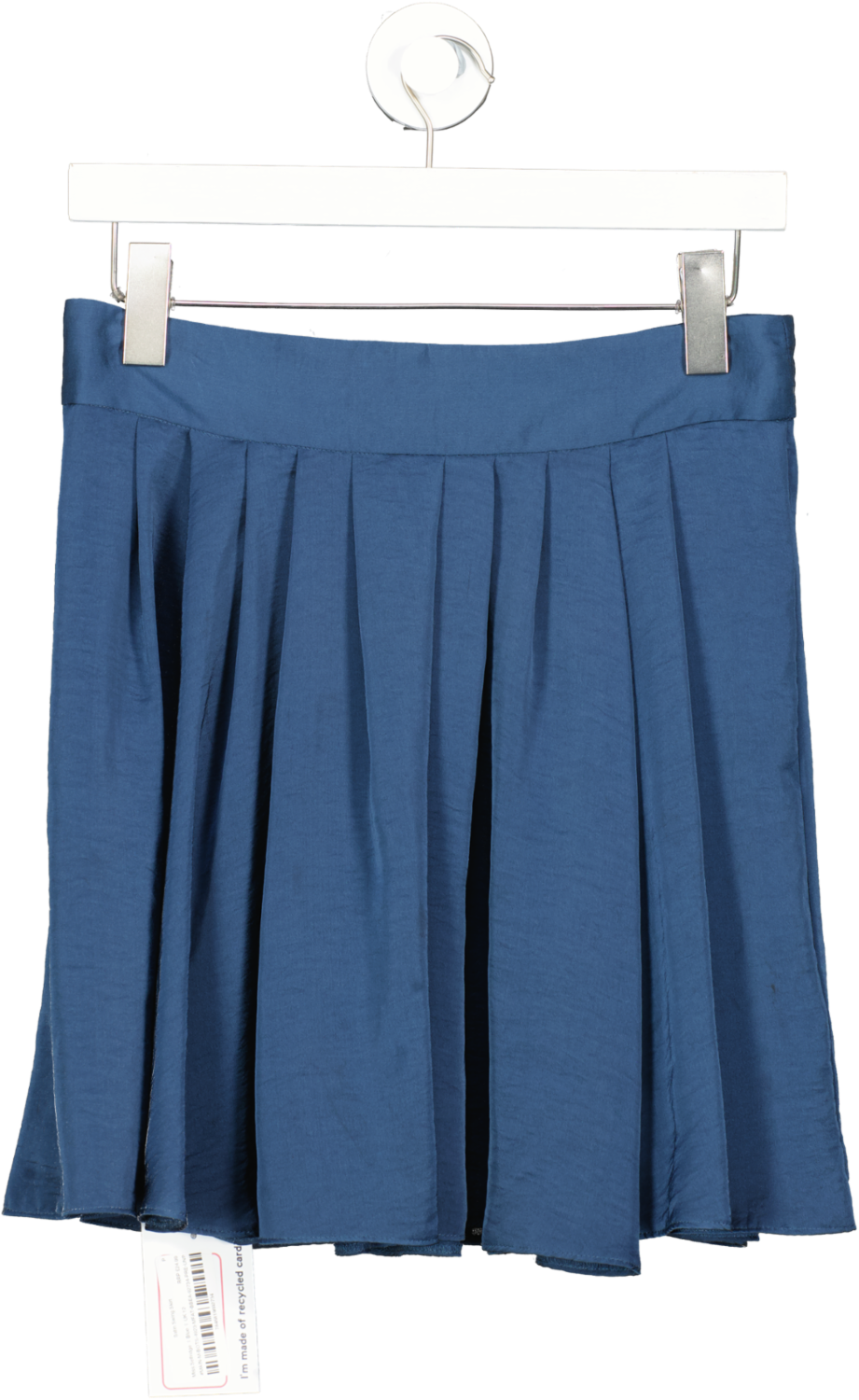 Miss Selfridge Blue Satin Swing Skirt UK 12