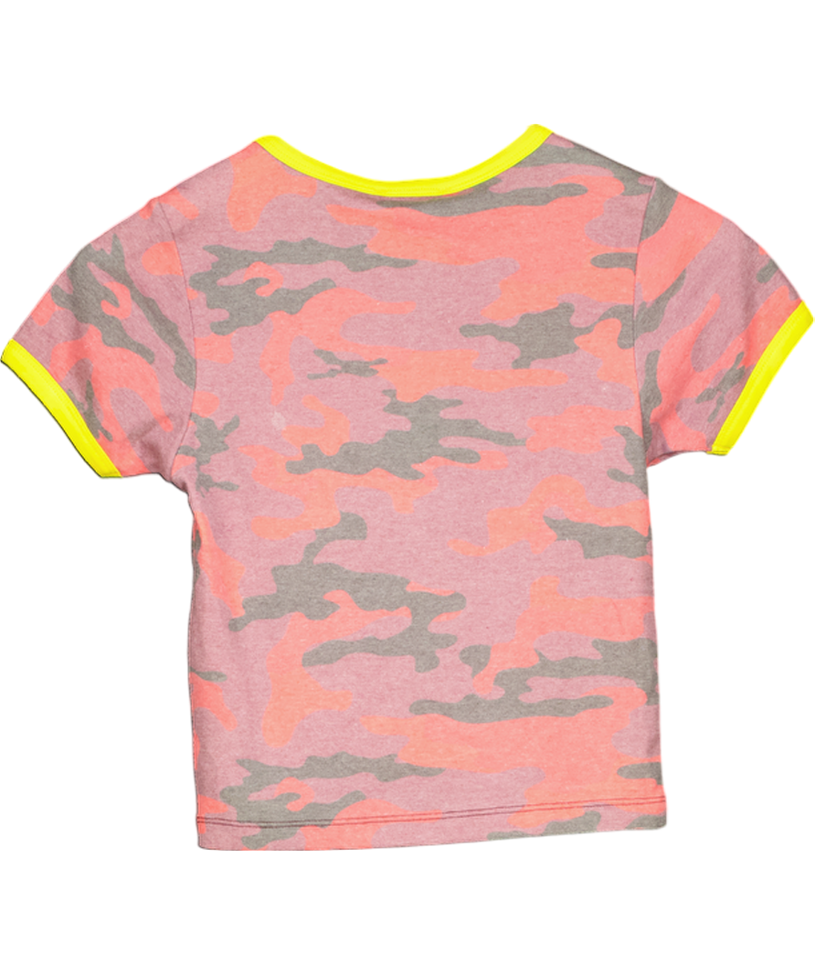 Urban Outfitters Red Redox Camo Logo Tee UK S