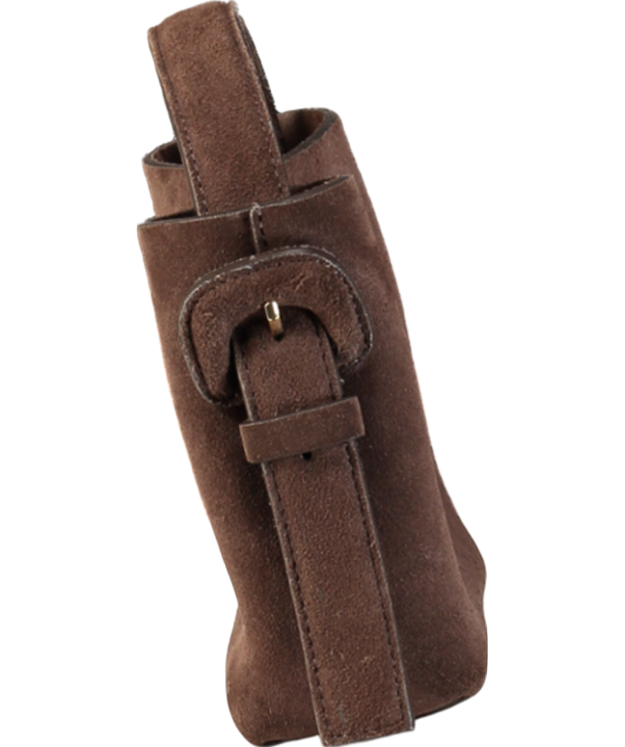 Arket Brown Suede Crossbody Bag