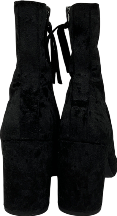 Topshop Harry Black Heel Boots UK 5 EU 38 👠