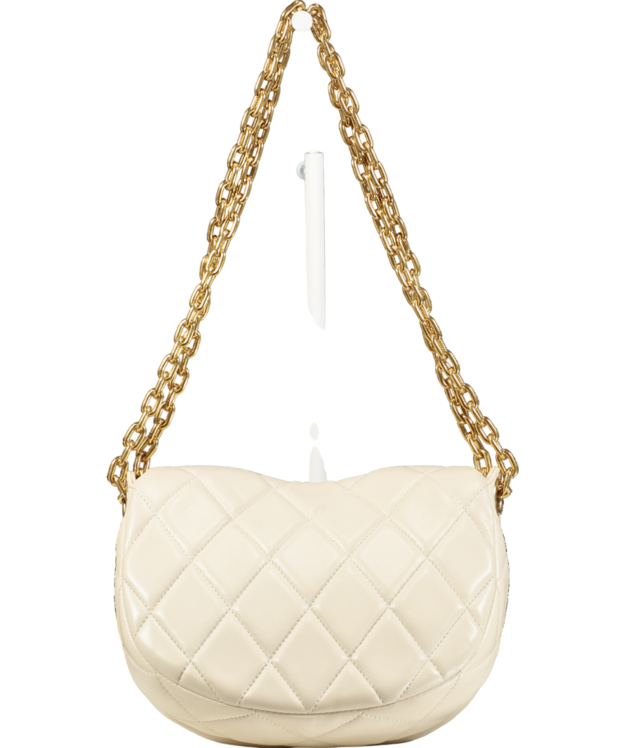 Burberry Cream Rocking Horse Quilted Crossbody Bag