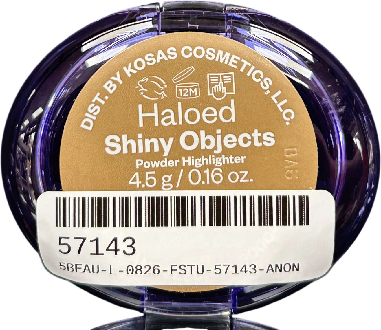 Kosas Shiny Objects Wet Glisten Powder Highlighter Haloed 4.5g