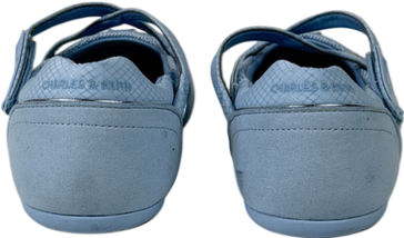 Charles & Keith Blue Mika Crossover Mary Jane Trainers / Sneakerinas  UK 4 EU 37