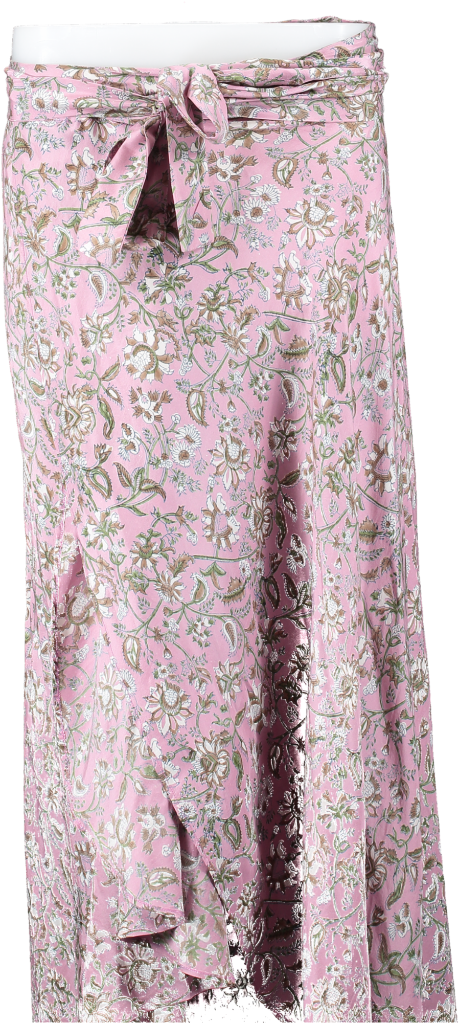 Hannah Artwear Pink Floral Wrap Skirt UK 8