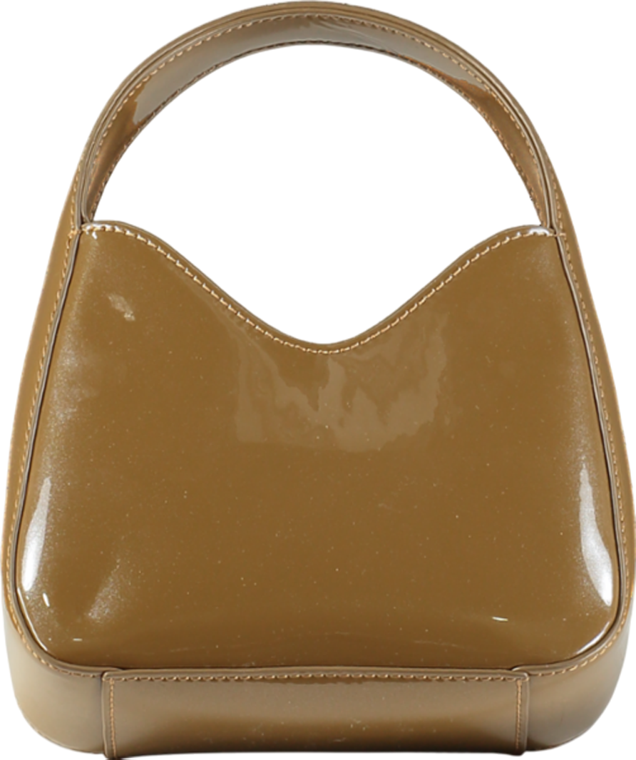 1am gore Brown Mini Arc Handbag