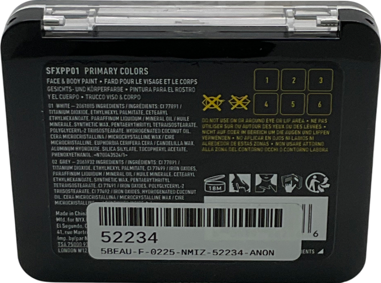 NYX Sfx Crème Colour 6x0.03