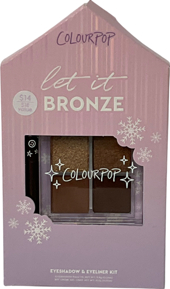 colourpop Let It Bronze Eyeshadow & Eyeliner Kit Bronze One size