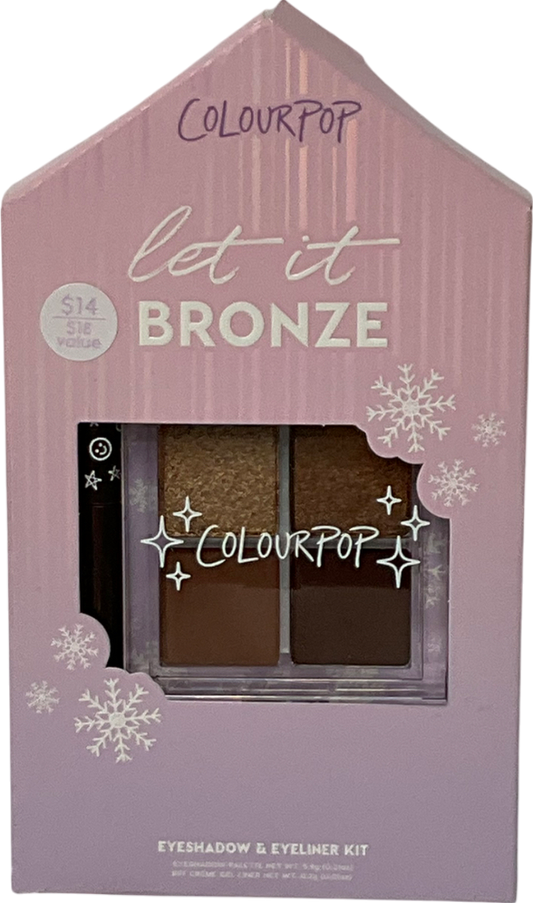 colourpop Let It Bronze Eyeshadow & Eyeliner Kit Bronze One size