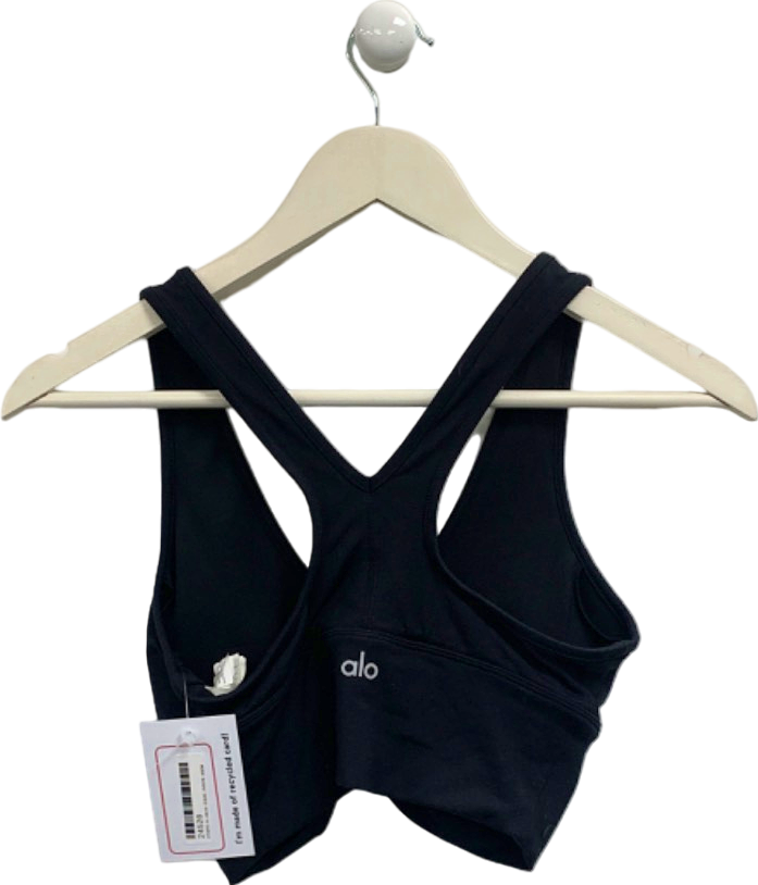 Alo Black Wild Thing Bra UK S