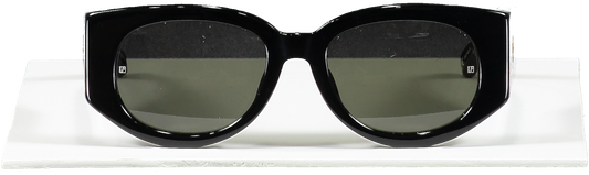 Linda Farrow Debbie D-frame Sunglasses In Black