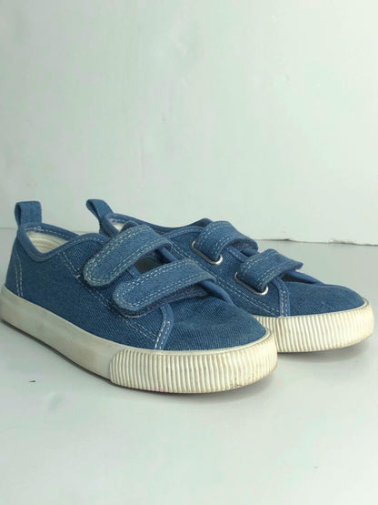 H&M Blue Canvas Trainers UK 11 Kids