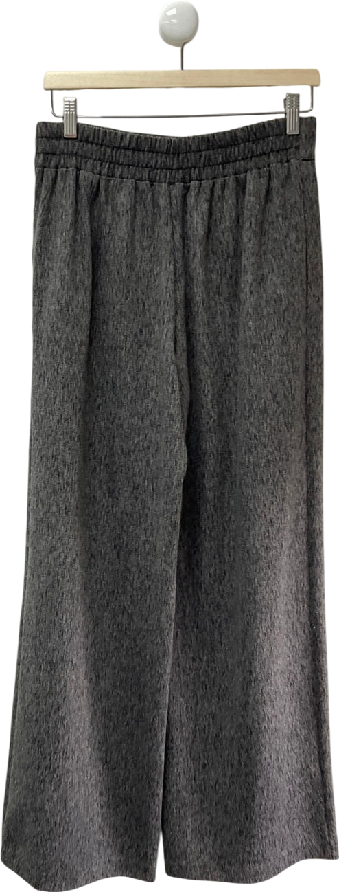 TU Black And White Wide Leg Trousers UK 10