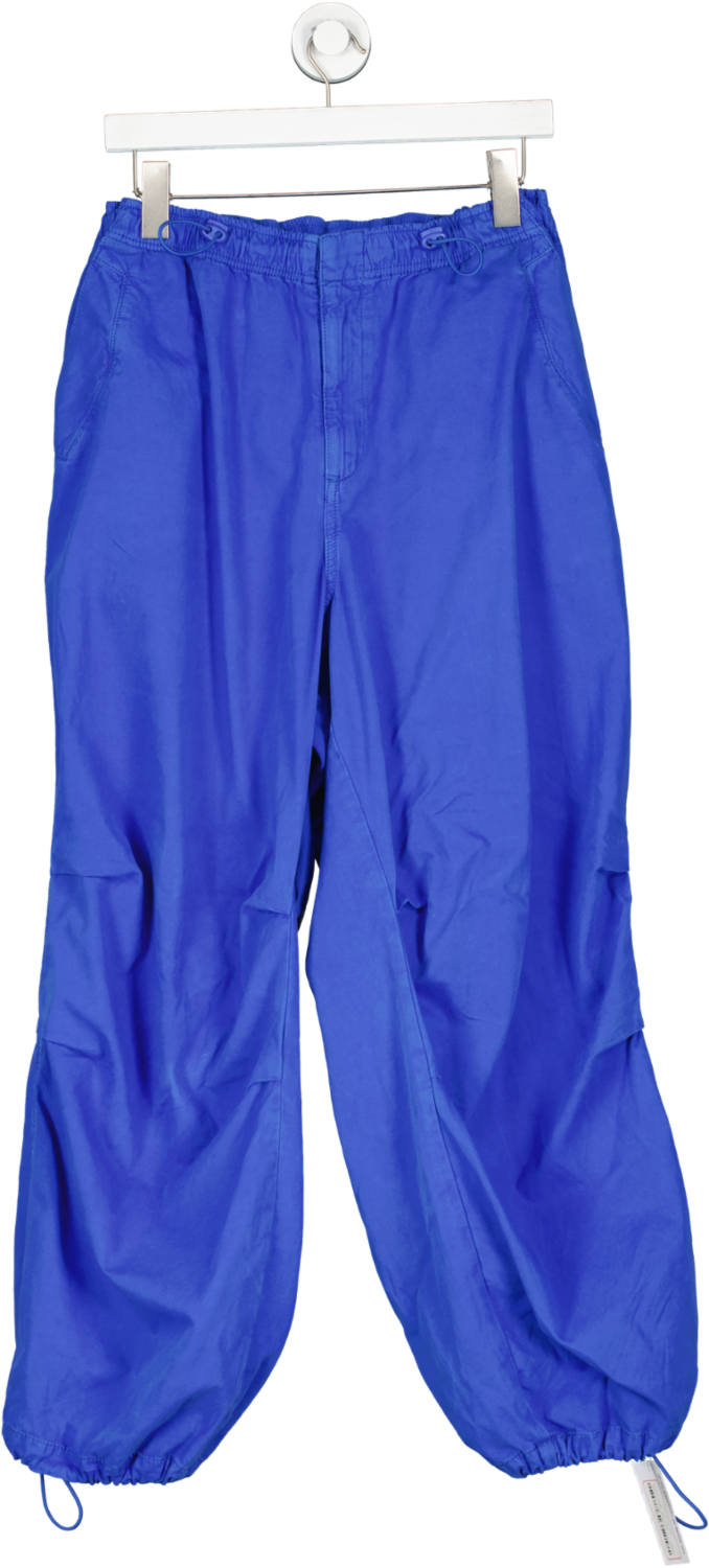 Reclaimed Vintage Parachute Pants Blue UK S