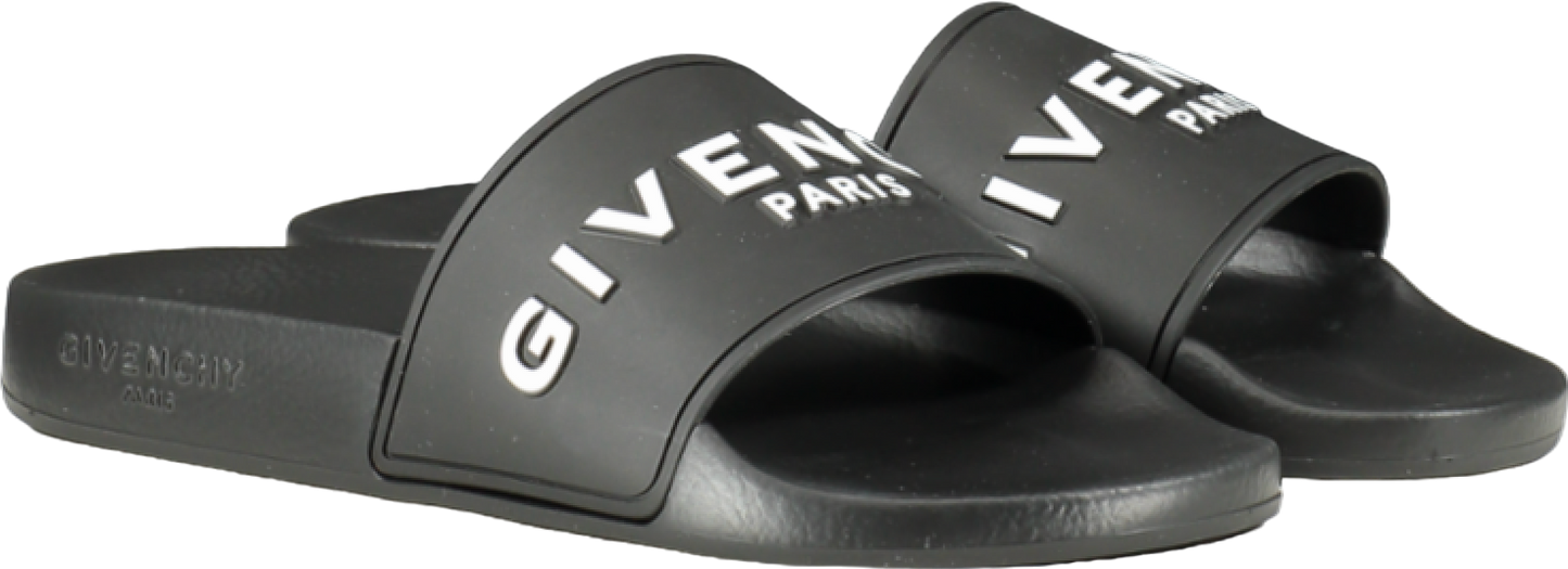 Givenchy Givenchy Black 3d Logo Sliders Sandals BNIB UK 3 EU 36 👠