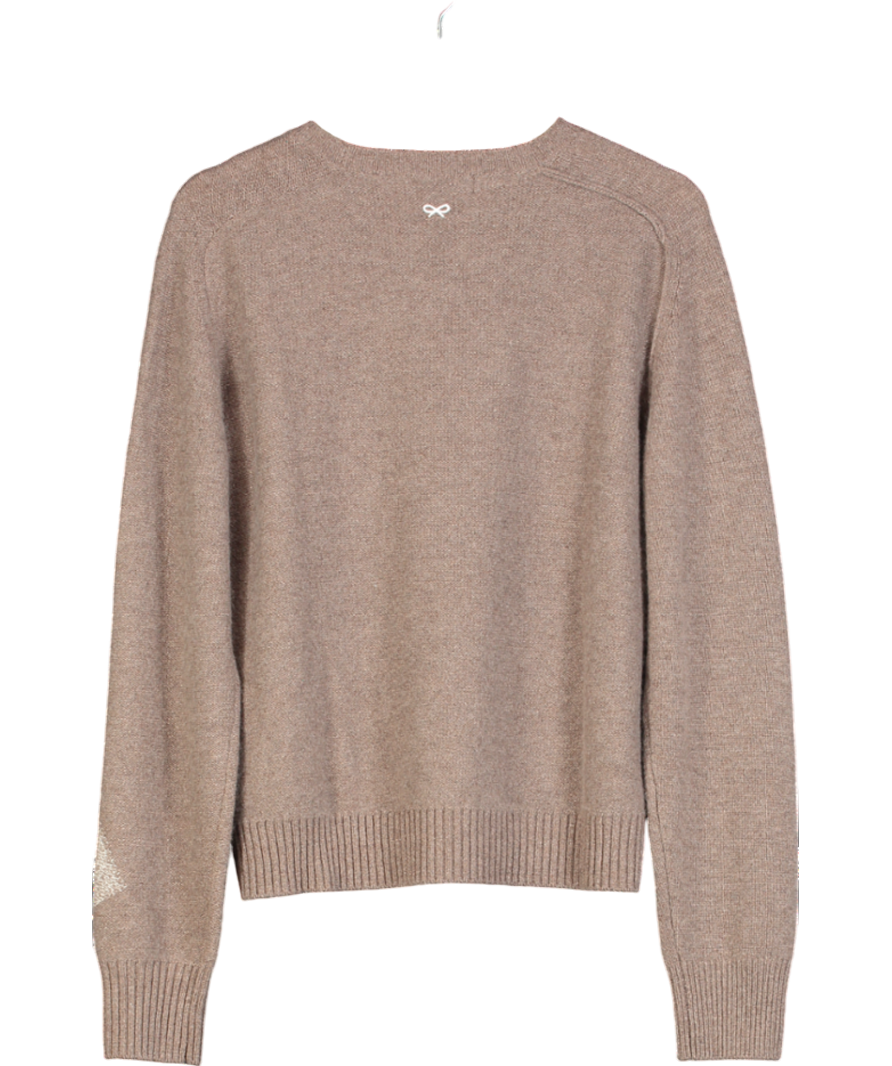 Anya Hindmarch Brown X Uniqlo Cashmere Jumper UK M
