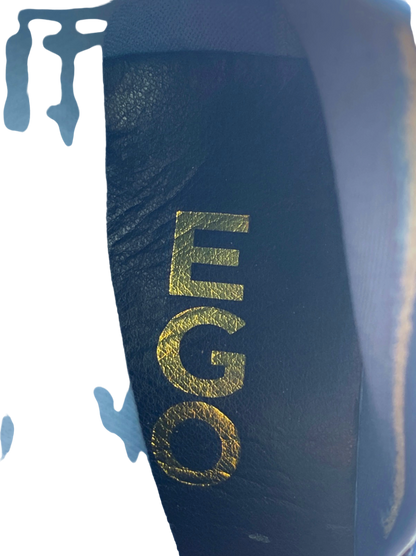 EGO Blue Denim Knee High Boots UK Size 4